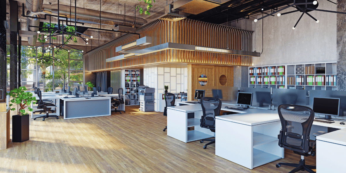 Design de interiores em ambientes corporativos