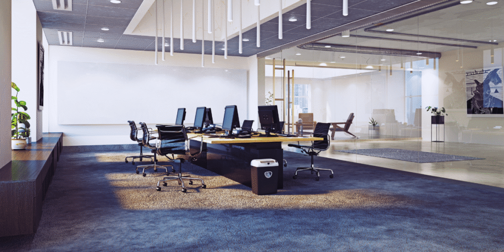Design de interiores em ambientes corporativos